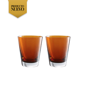 Vasos Verde Musgo Mosaique set de 2 Baccarat